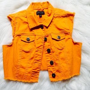 Girls orange vest